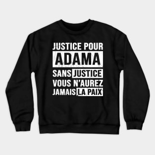 Justice Pour ADAMA Crewneck Sweatshirt